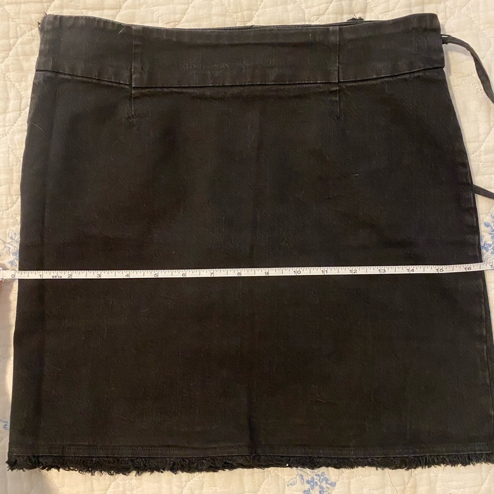 Splendid denim faux wrap skirt - Picture 13 of 14